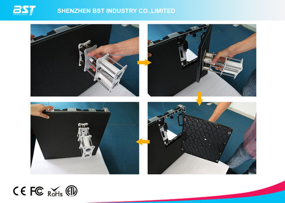buy SMD 2121 Front Service Indoor Led Video Wall Rental With 1/16 Scan , 1R1G1B online manufacturer