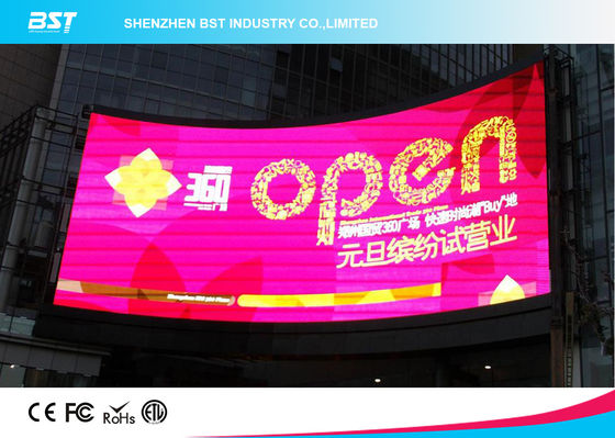 buy Flexible SMD 3535 Curved Led Screen P10 Outdoor Led Display With High Brightness online manufacturer