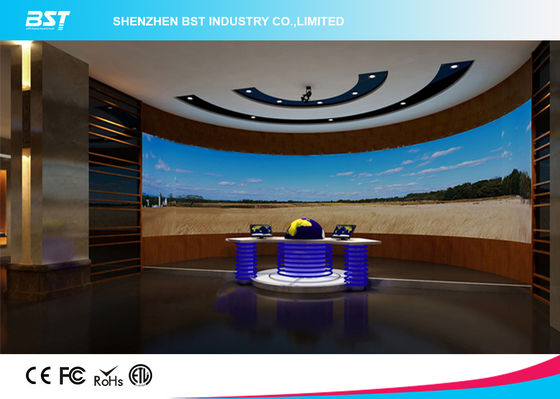 buy SMD2121 P4mm Indoor Full Color Advertising curved video LED screen For Shopping Malls online manufacturer