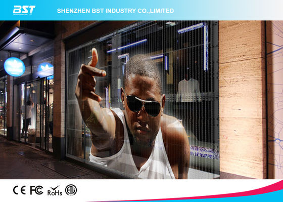 buy Ultral Thin P10 Indoor Led Display Curtain Screens With SMD 3528 LEDs online manufacturer