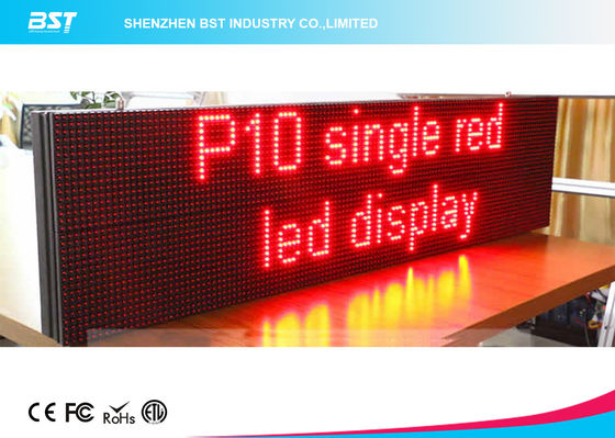 buy Lightweight Moving Message Led Sign Programmable Led Display With 10mm Pixel Pitch online manufacturer