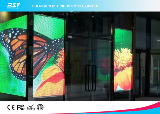 buy Easy to Maintain P25 Outdoor Transparent LED Screen with Modular Design online manufacturer