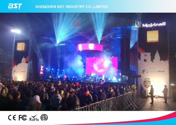 buy High Resolution P10 Outdoor Led Curtain Rental Full Color Led Display For Advertising online manufacturer