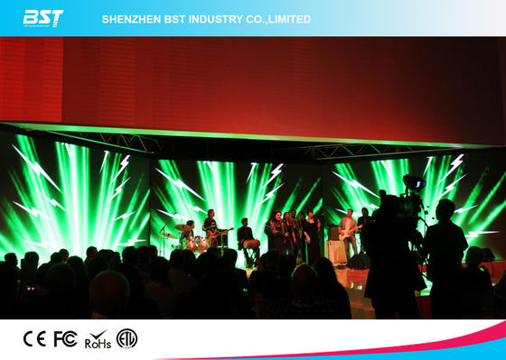 buy Indoor Soft RGB DJ Led Curtain Display With Aluminum Panel , 1/4 Scan online manufacturer