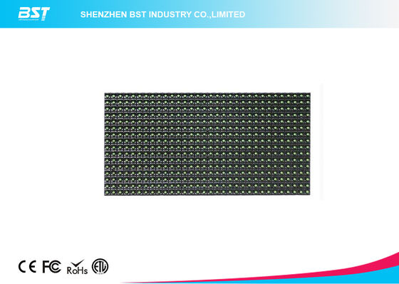 buy P10 LED Display Module 320mm X 160mm / 32 X 16 Pixels Video Greenl Color Led Panel online manufacturer