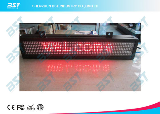 buy Red Color 1 Line Text Message LED Scrolling Sign for retail store / super market online manufacturer