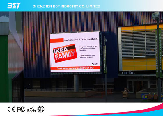 buy 1/4 scan P10 1R1G1B Outdoor Advertising LED Display For Airport / Hotel  with 160X160mm Module online manufacturer