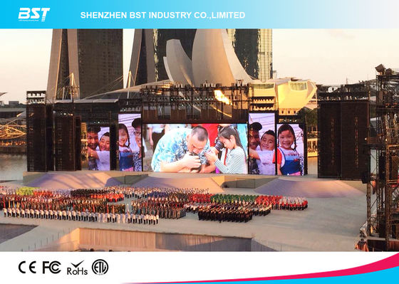buy High Brightness P4.81 Outdoor Full Color Led Display Video Wall Rental 6500nits online manufacturer