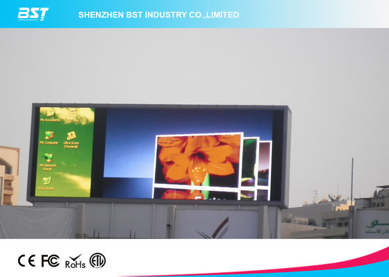 buy SMD2727 Large Led video wall Display / outdoor led advertising screens power saving online manufacturer