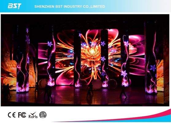 buy P3.91mm LED Backdrop Screen Rental 1920hz Refresh Rate For Concert Show online manufacturer