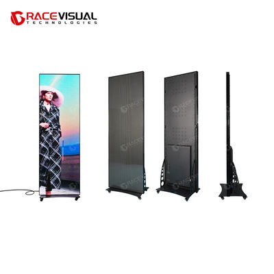 buy Indoor P2.5 Led Poster Panel Led Banner Display Screen Control Standing Led Poster display For Store online manufacturer