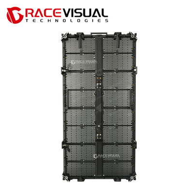 buy P3.9-7.8mm Transparent Rental LED Panel 500x1000mm 7680Hz 5000nits online manufacturer