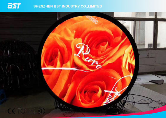 buy 1500 Nits Round Flexible LED Display For Shopping Center / Concert Room online manufacturer