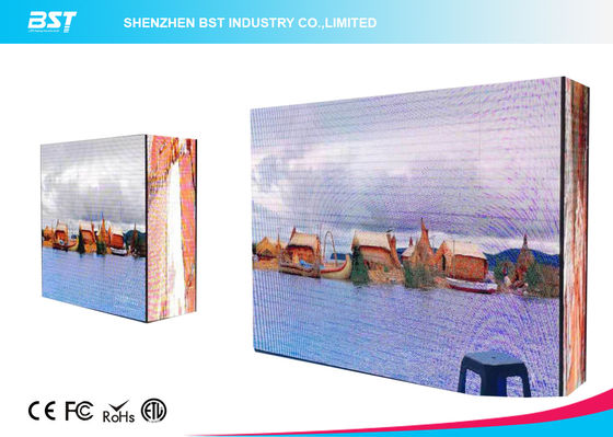 buy 281 Trillion Color Outdoor Advertising LED Display With Steel / Aluminum Panel online manufacturer