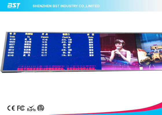 Quality Outdoor Waterproof Red Color LED Moving Sign Programmable 10mm Pixel pitch factory